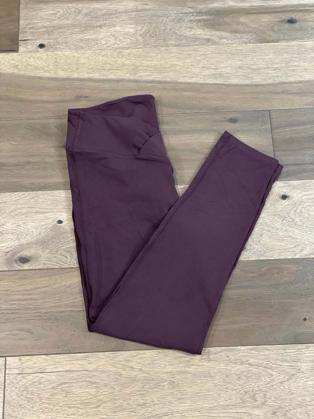 Victoria Secret PINK Crossover Leggings Size XL Plum
